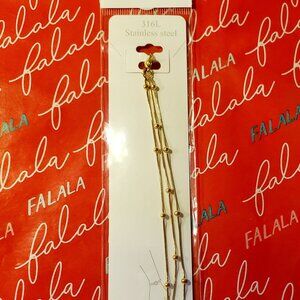 316L stailess steel bubble bracelet